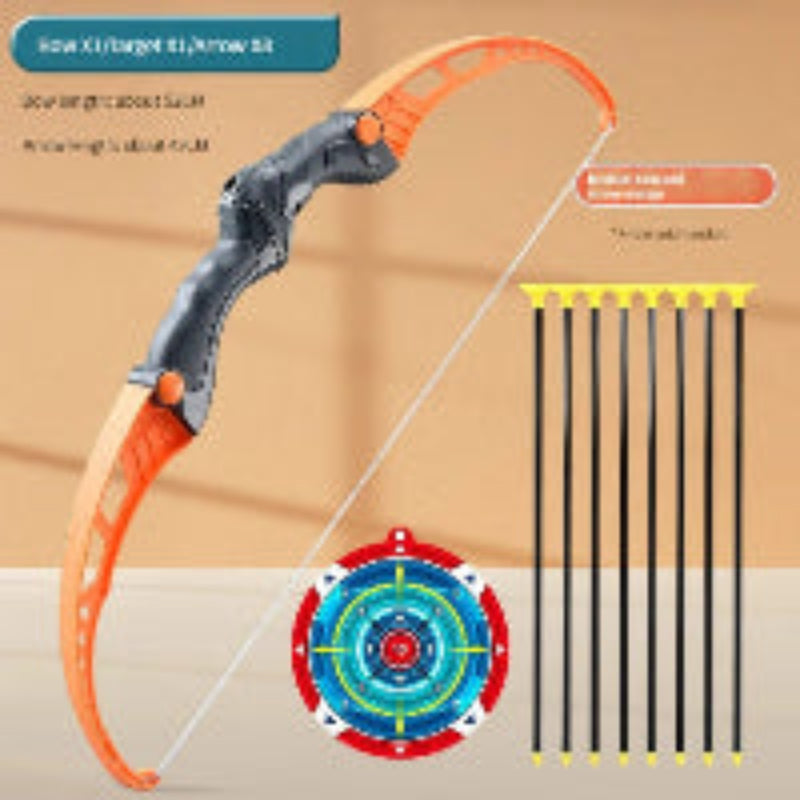 52Cm Bow and Arrow Toy Set for Children Archery Practice Recurve Outdoor Sorts Shooting Toy with Target Boys Kids Gifts
